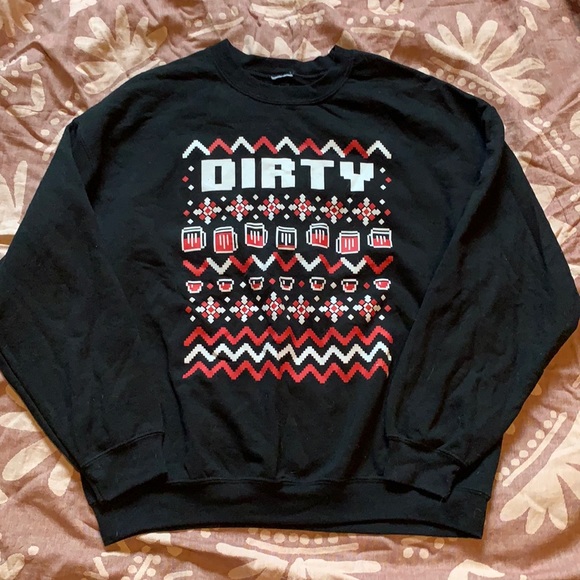 “DIRTY” Ugly Christmas Sweater 🎄 - Picture 1 of 2